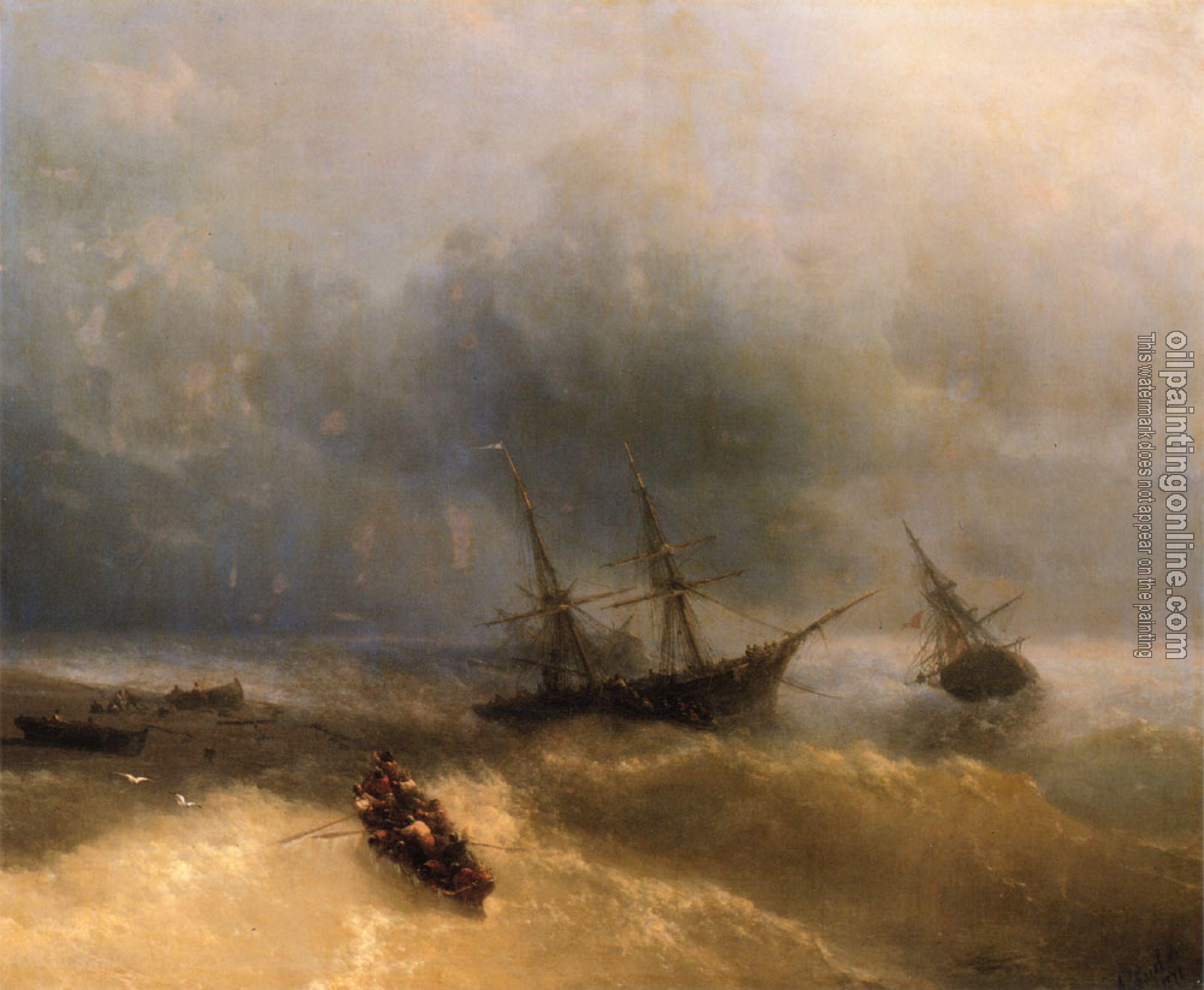 Aivazovsky, Ivan Constantinovich - The Shipwreck